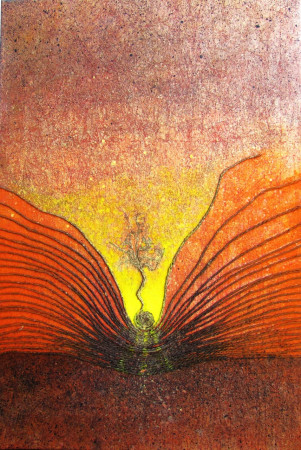 032017 L'albero della vita.   (acrilico su tela mis. cm. 60x90)